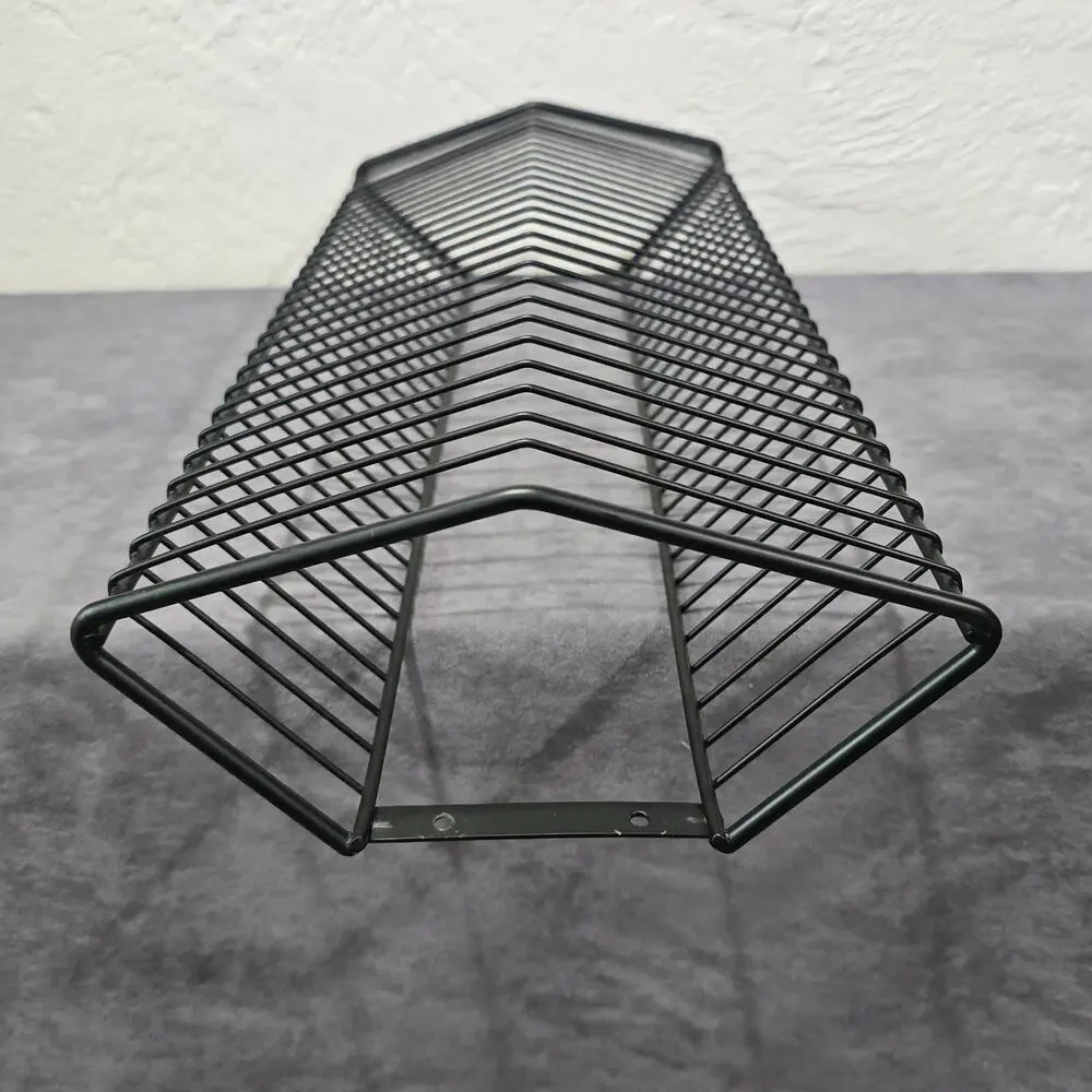 Black Metal DVD Blue Ray Holder Free Standing Rack Organizer Mountable Tower